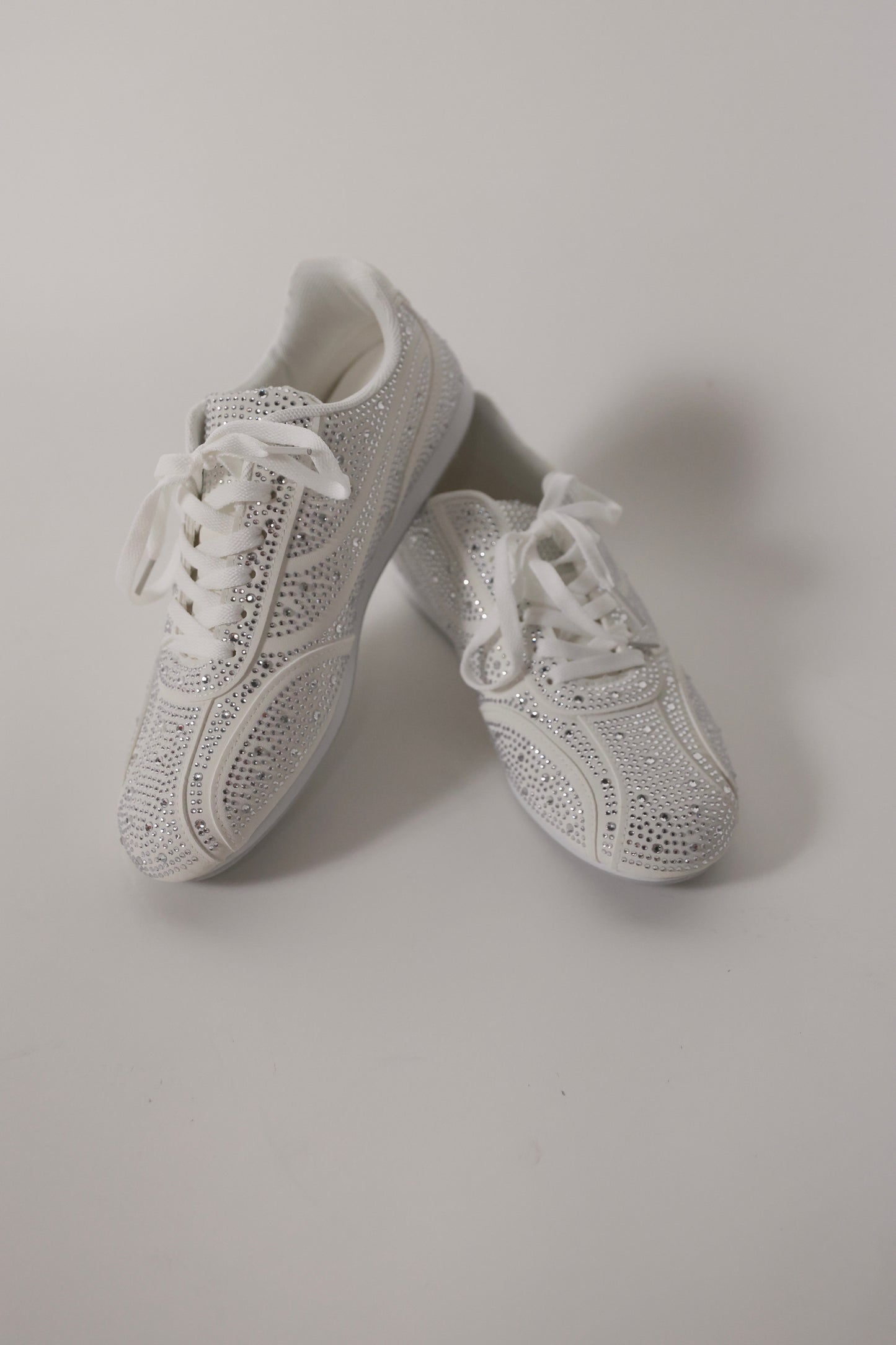 Baskets à strass Blanches