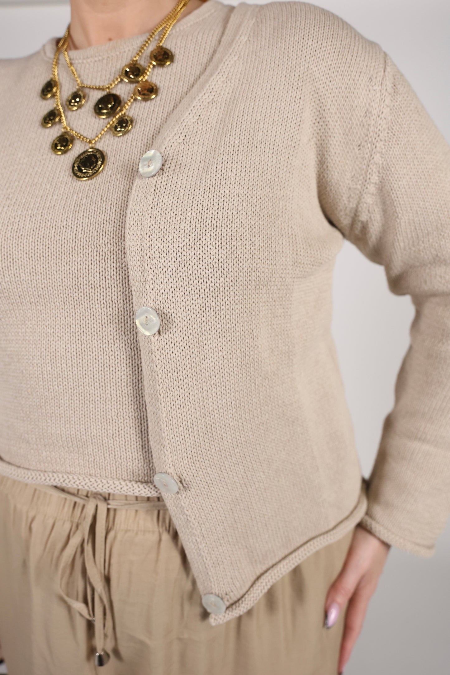 Ensemble débardeur et gilet Fabienne