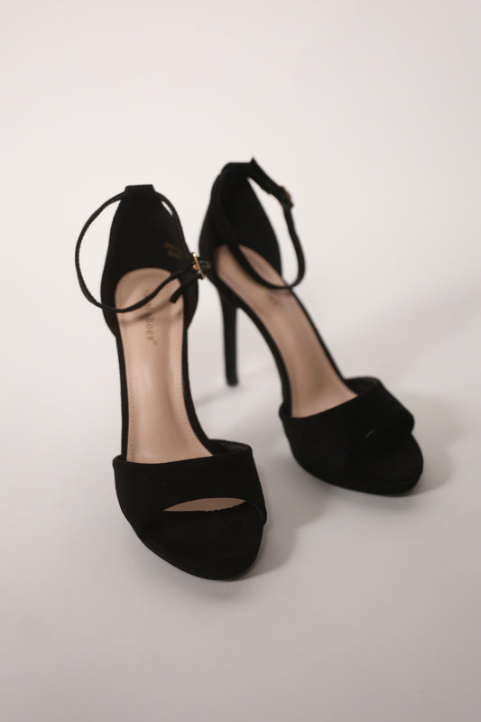 Sandales à talon noires