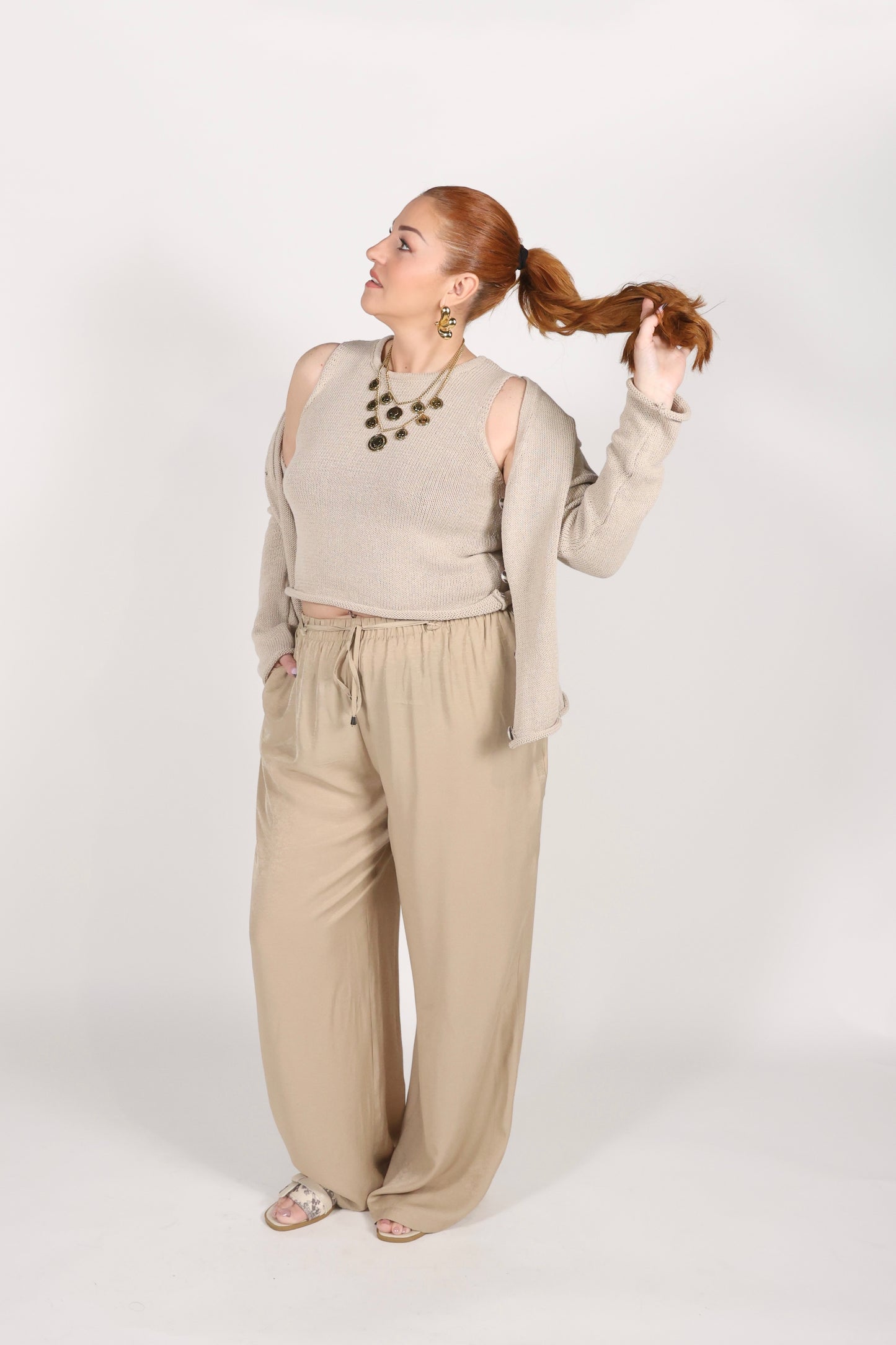 Ensemble débardeur et gilet Fabienne