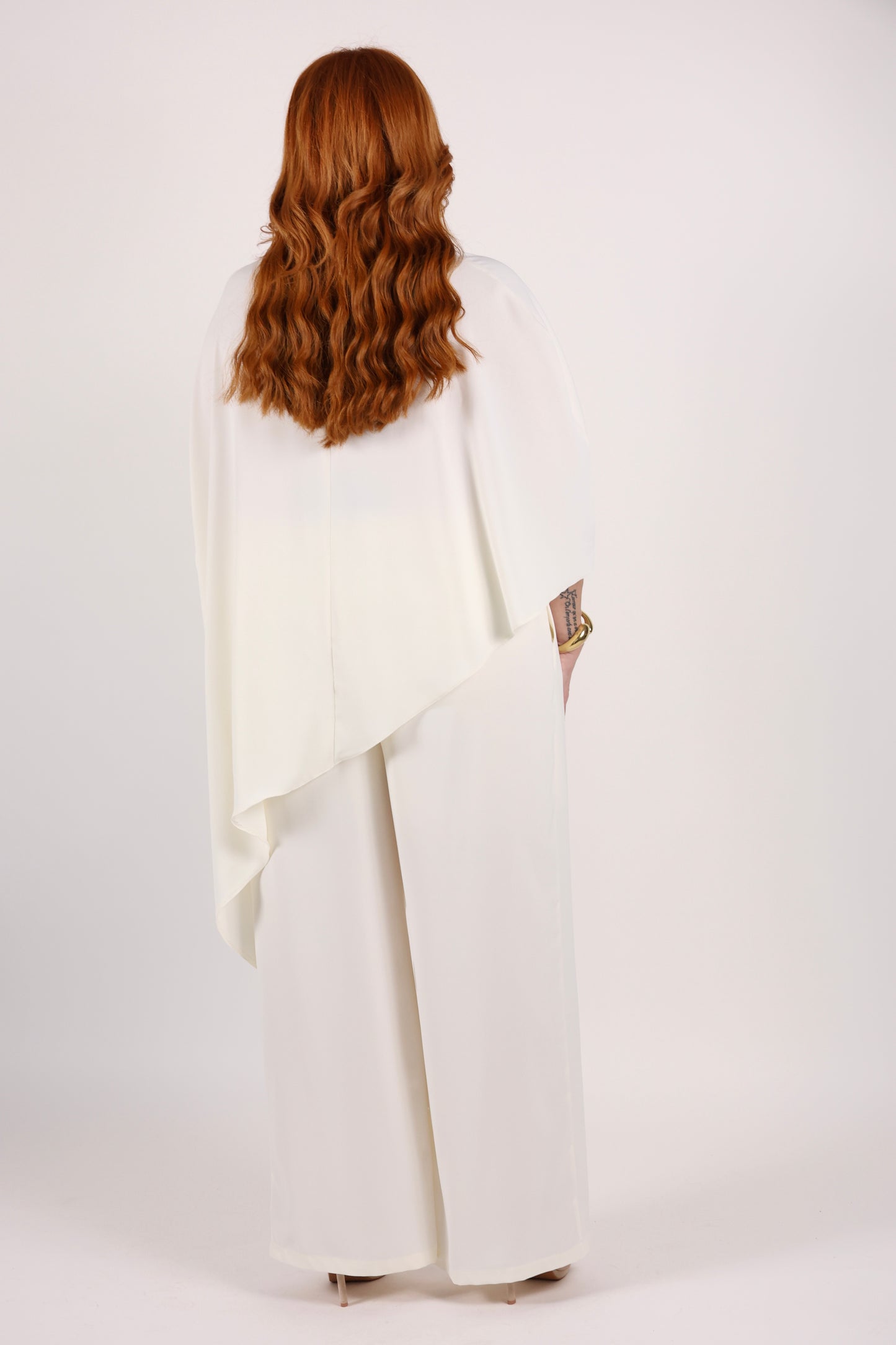 Pantalon fluide blanc Espoir