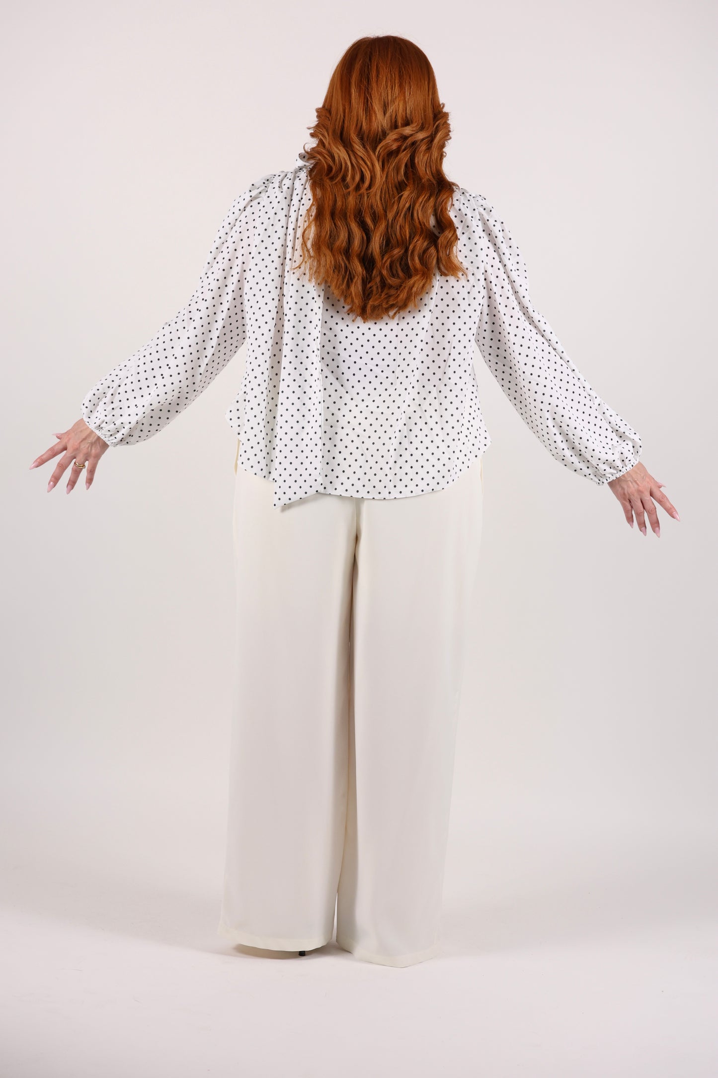 Pantalon fluide blanc Espoir